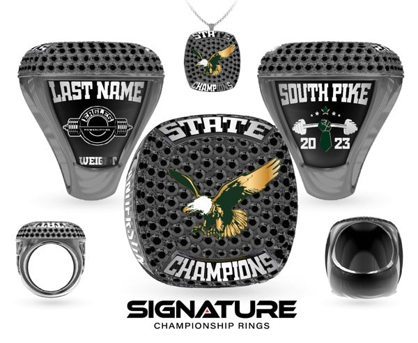 South Pike High School Powerlifting 2023 Championship Ring