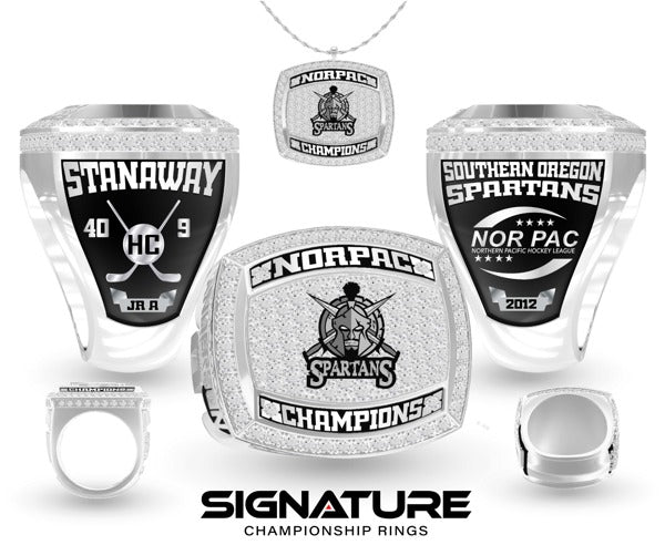 Southern Oregon Spartans Hockey -Men's 2012 Championship Ring