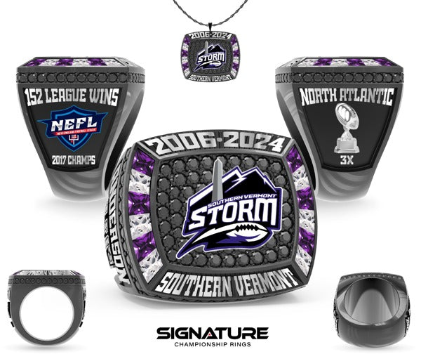 Southern Vermont Storm Football 2024 Legacy Ring