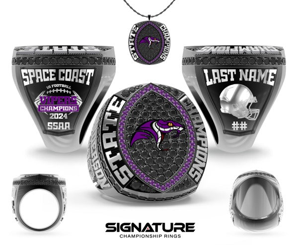 Space Coast Jr. Sr. High School Football 2024 Championship Ring
