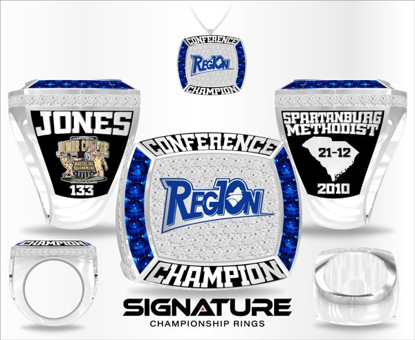Christopher Jones Wrestling 2010 Championship Ring