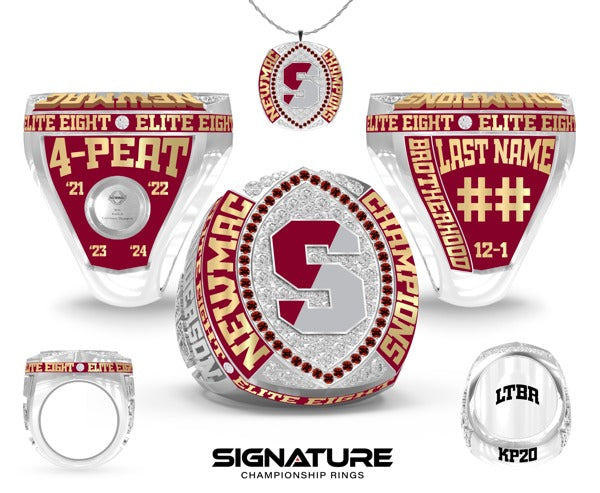 Springfield College Football 2024 Championship Ring