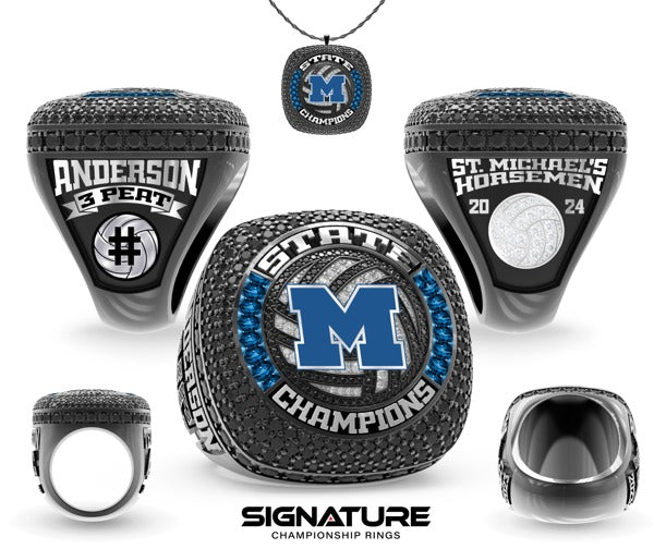 Saint Michael's Senior High School Volleyball -Women's 2024 Championship Ring