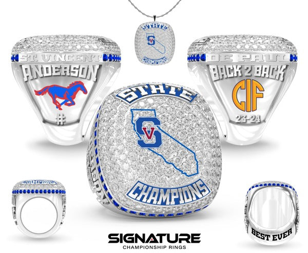 Saint Vincent De Paul High School Football 2024 Championship Ring