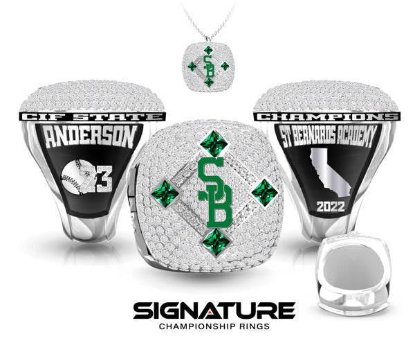 St Bernard's Academy Championship Ring