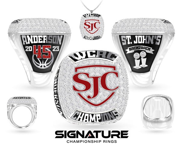 Saint John's College High School Basketball -Women's 2023 Championship Ring