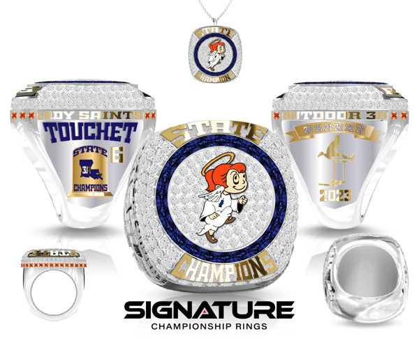Saint Louis Catholic High School Track &amp; Field -Women's 2023 Championship Ring
