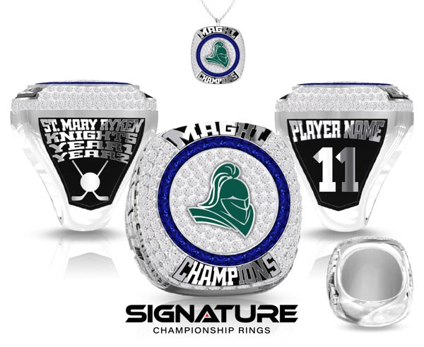 St. Mary's Ryken Golf 2020 and 2022 Championship Ring