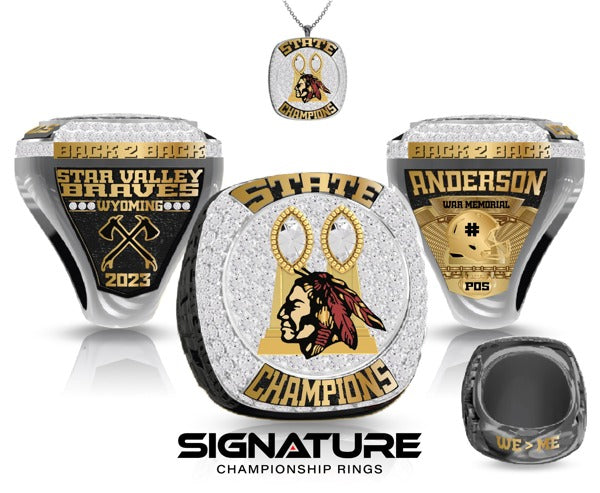 Star Valley High School Football 2023 Championship Ring