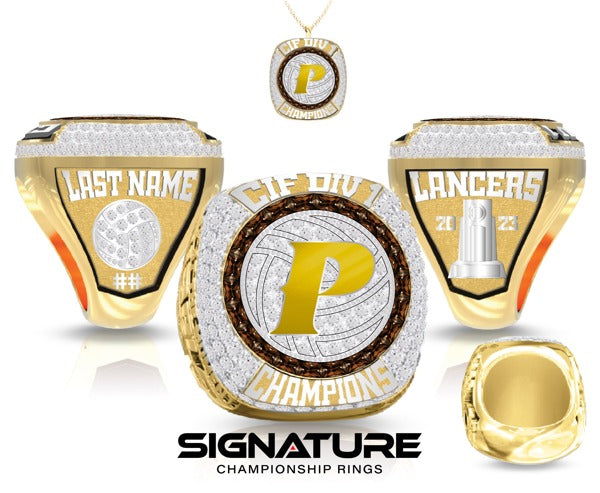 Francis Parker High School Volleyball -Women's 2024 Championship Ring