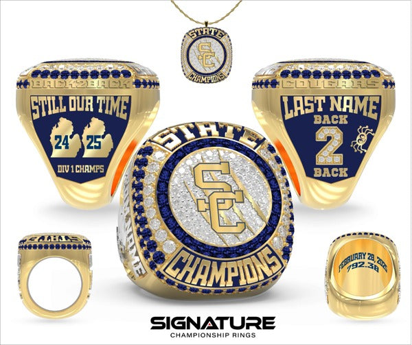 Stoney Creek High School Cheer 2025 Championship Ring