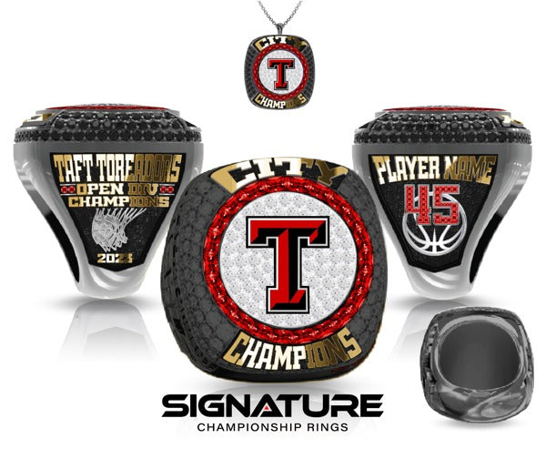 Taft Charter High School Basketball -Men's 2023 Championship Ring