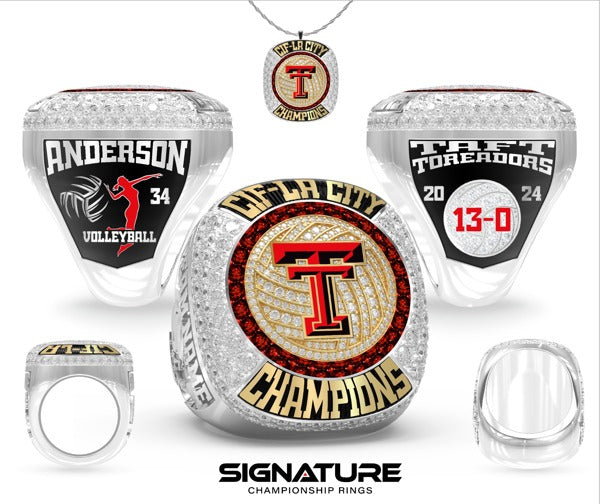 Taft Charter High School Volleyball -Women's 2024 Championship Ring