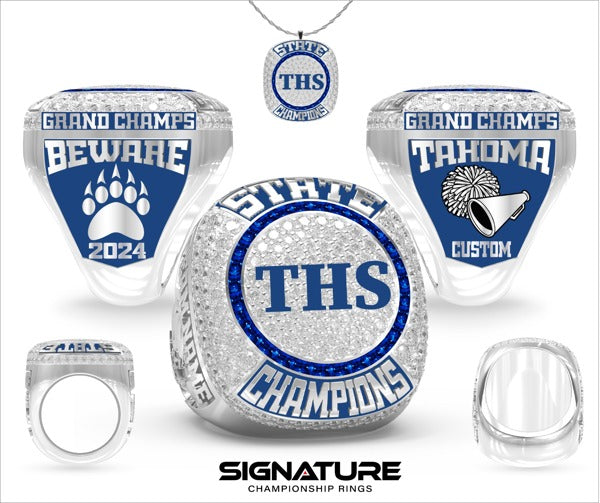 Tahoma High School Cheer 2024 Championship Ring