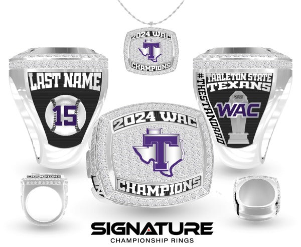 Tarleton State University Baseball 2024 Championship Ring