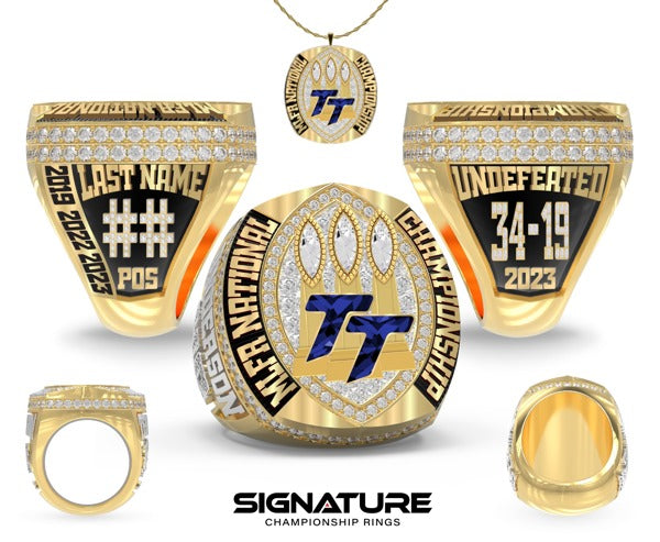 Texas United Football Association Football 2023 Championship Ring