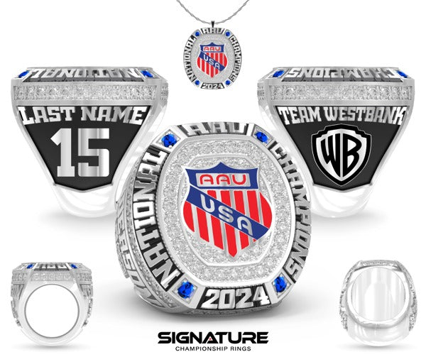 Team Westbank Basketball -Men's 2024 Championship Ring
