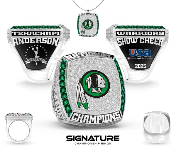 Tehachapi High School Cheer 2025 Championship Ring