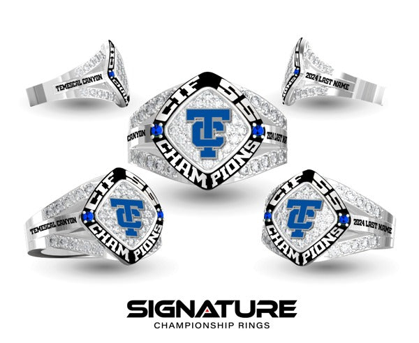 Temescal Canyon High School Cheer 2024 Fashion Ring