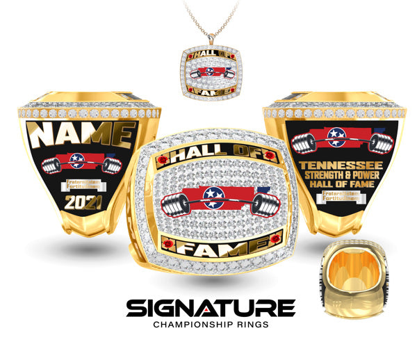 Powerlifting Hall of Fame Championship Ring-Tennessee