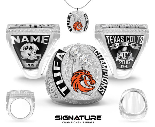Texas Colts Football 2016 Championship Ring