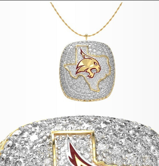 Texas State University Football 2023 Pendant