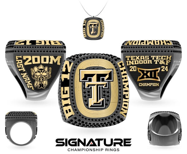 Texas Tech University Track &amp; Field -Coed 2024 Big 12 Championship Ring