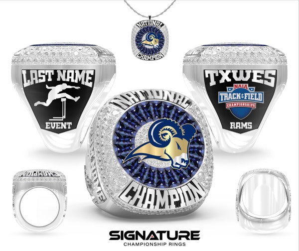 Texas Wesleyan University Track &amp; Field -Men's 2024 Championship Ring
