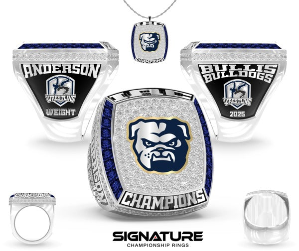 The Bullis School Wrestling 2025 Championship Ring