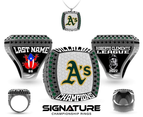 Oakland A's Softball - Men's 2022 Championship Ring