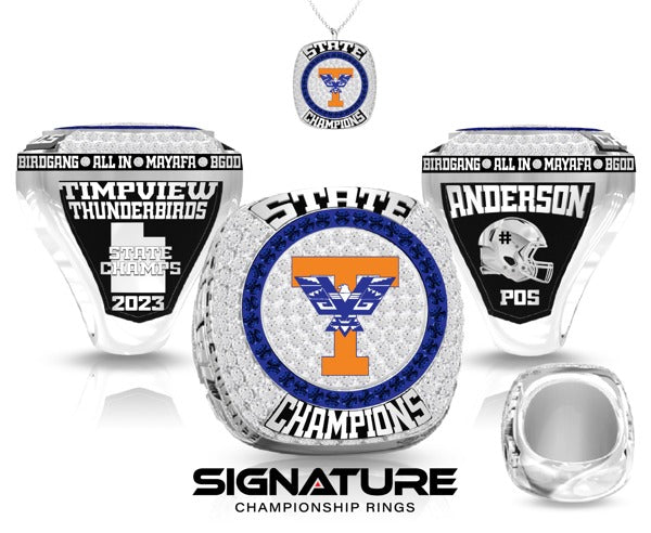 Timpview High School Football 2023 Championship Ring