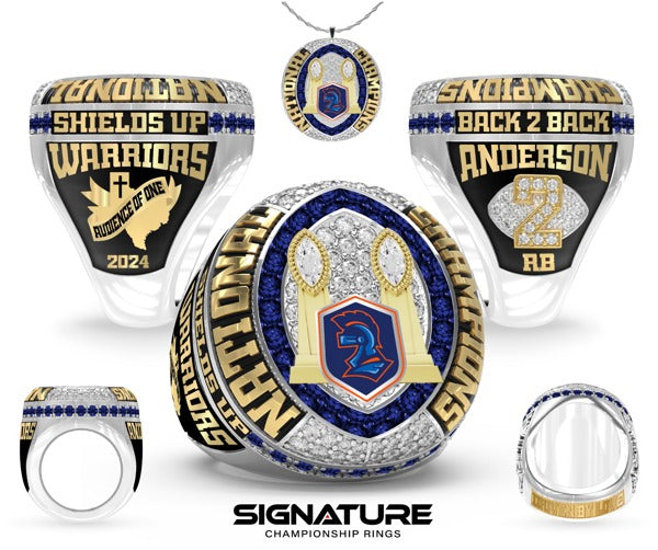 Tomball Christian Warriors Football 2024 Championship Ring