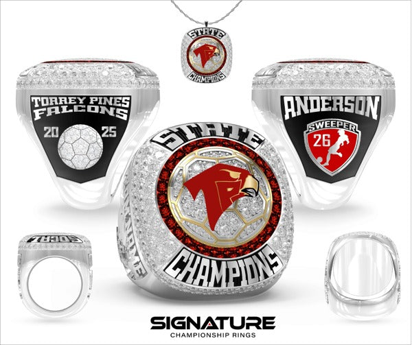 Torrey Pines High School Soccer -Women's 2025 Championship Ring