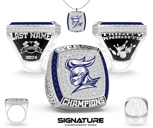 Trinity Academy  Bowling 2024 Championship Ring