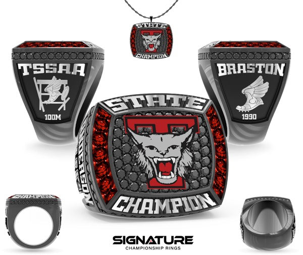 Tullahoma High School  Track &amp; Field -Men's 1990 Championship Ring
