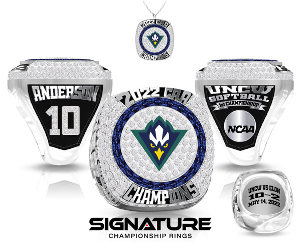 University of North Carolina at Wilmington Championship Ring - Softball