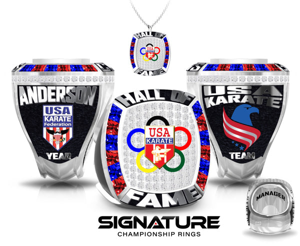 USA Karate Hall of Fame Championship Ring