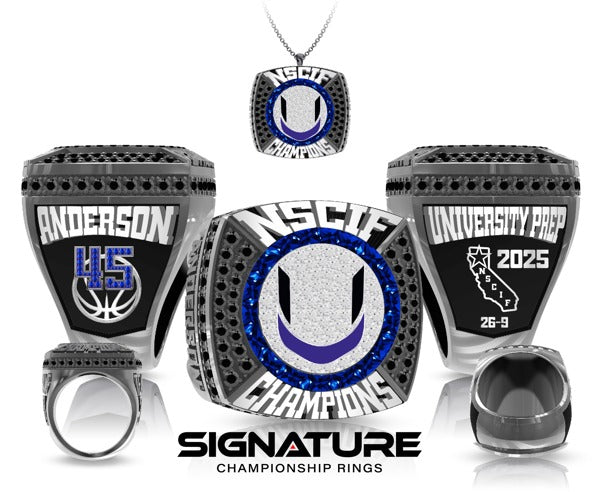 University Preparatory School Basketball -Men's 2025 Championship Ring