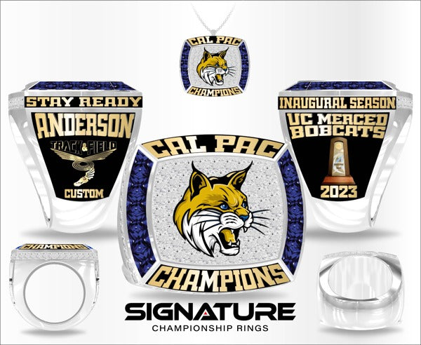 University of California, Merced Track &amp; Field -Coed 2023 Championship Ring