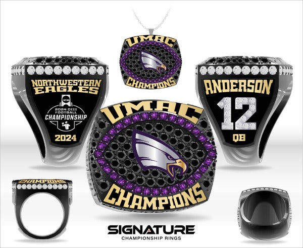 University of Northwestern St Paul Football 2024 Championship Ring