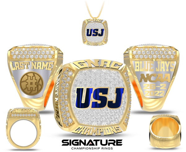 University of Saint Joseph Basketball -Men's 2023 Championship Ring
