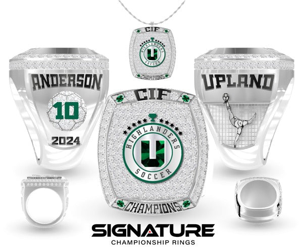 Upland High School Soccer -Men's 2024 Championship Ring