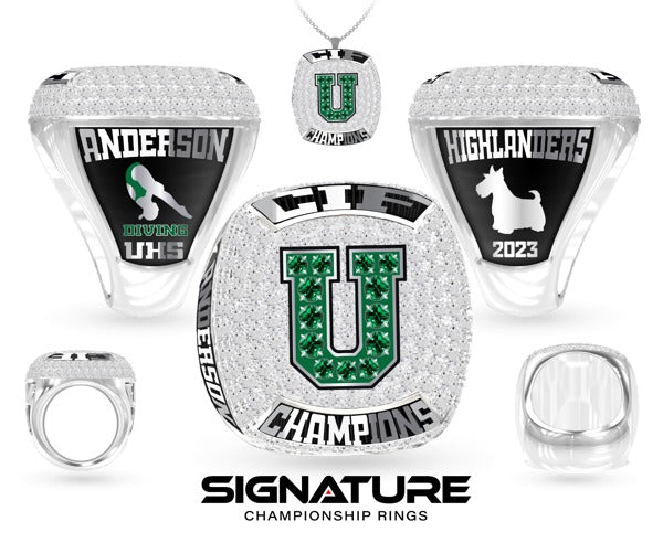 Upland High School Swimming &amp; Diving 2023 Championship Ring