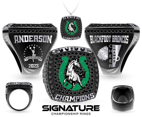 Blackfoot High School Cheer 2023 Championship Ring