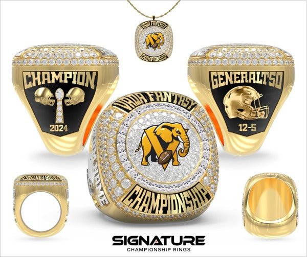 James Jacob Fantasy Football 2024 Championship Ring