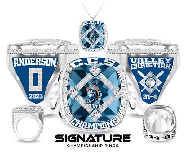 Valley Christian High School Baseball 2023 Championship Ring