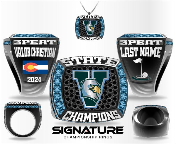Valor Christian High School Golf -Women's 2024 Championship Ring