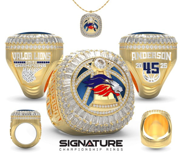 Valor Christian Academy Basketball -Women's 2025 Championship Ring