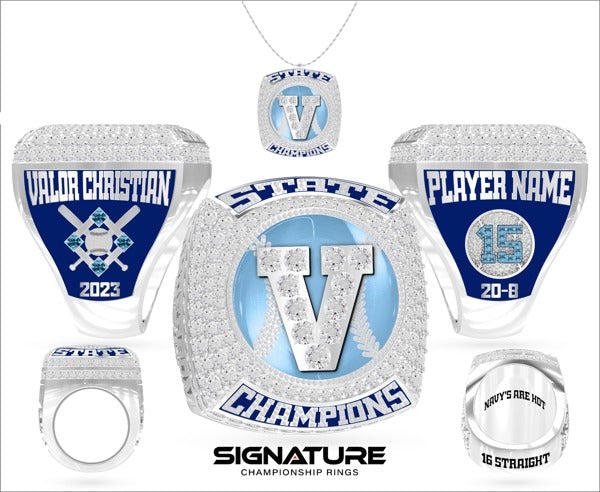 Valor Christian High School Band 2023 Championship Ring