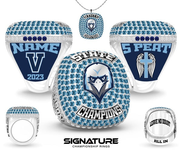 Valor Christian High School Cheer 2023 Championship Ring
